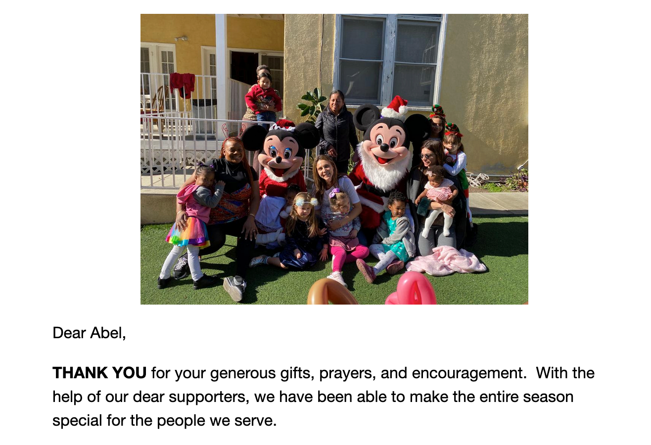 A New Year for Giving Back to the Los Angeles Community